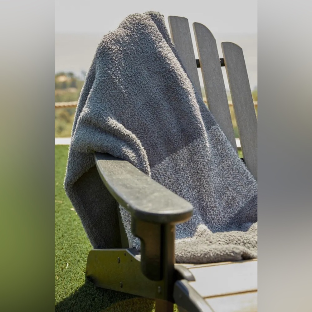 Barefoot Dreams Authentic 45x60 Heathered Stripe Blanket